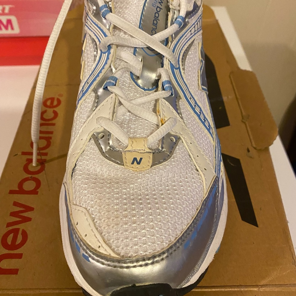 Blue and white New Balance